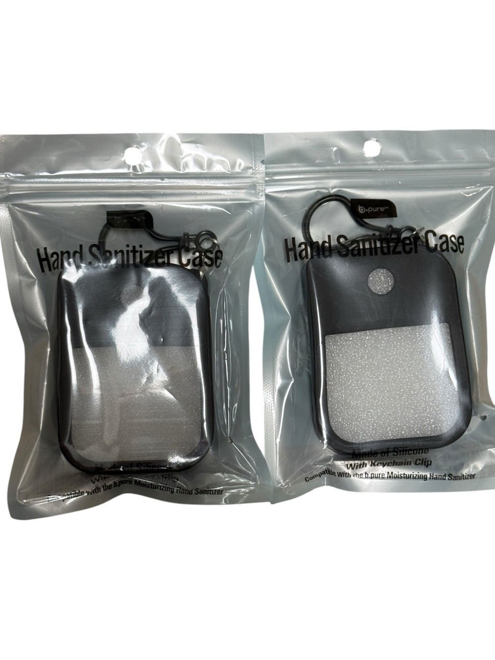 Set of 2 B.Pure Silicone Hand Sanitizer Cases NWT